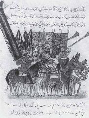 Арабо-мусульманские воины. Миниатюра