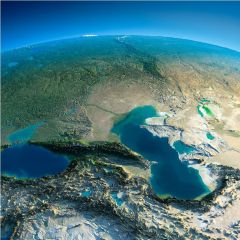 Кавказ из космоса